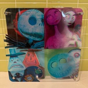 “The Nightmare Before Christmas” Jack & Sally 14 × 14″ Wall Art – Collectible